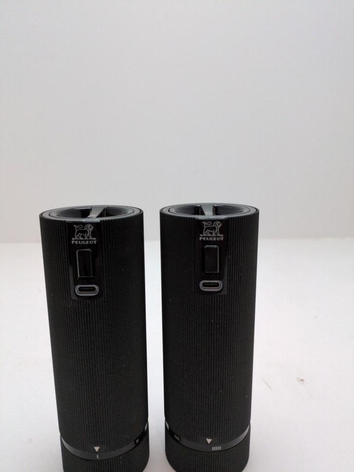 Peugeot Line peper- en zoutmolen 15 cm zwart, Huis en Inrichting, Keuken | Keukenbenodigdheden, Gebruikt, Verzenden