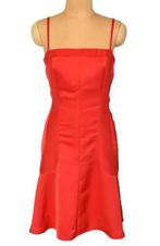 Filippa K. satijnen jurkje, oranje/rood, Mt. L, Verzenden, Maat 42/44 (L), Boven de knie, Rood