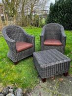 Drie delige loungeset, Gebruikt, Loungeset, Wicker, Stoel