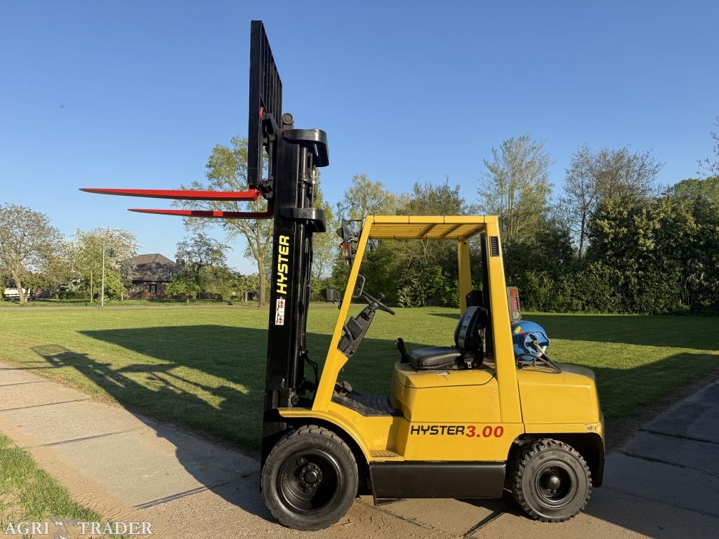 Hyster 3 tonner lpg heftruck triplex 6M freelift Sideshift, LPG, Heftruck, Ophalen of Verzenden, Hyster