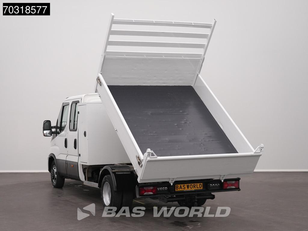 Iveco Daily 35C14 Dubbel Cabine Open Laadbak met Kist Dubbel, Stof, Iveco, Wit, Bedrijf