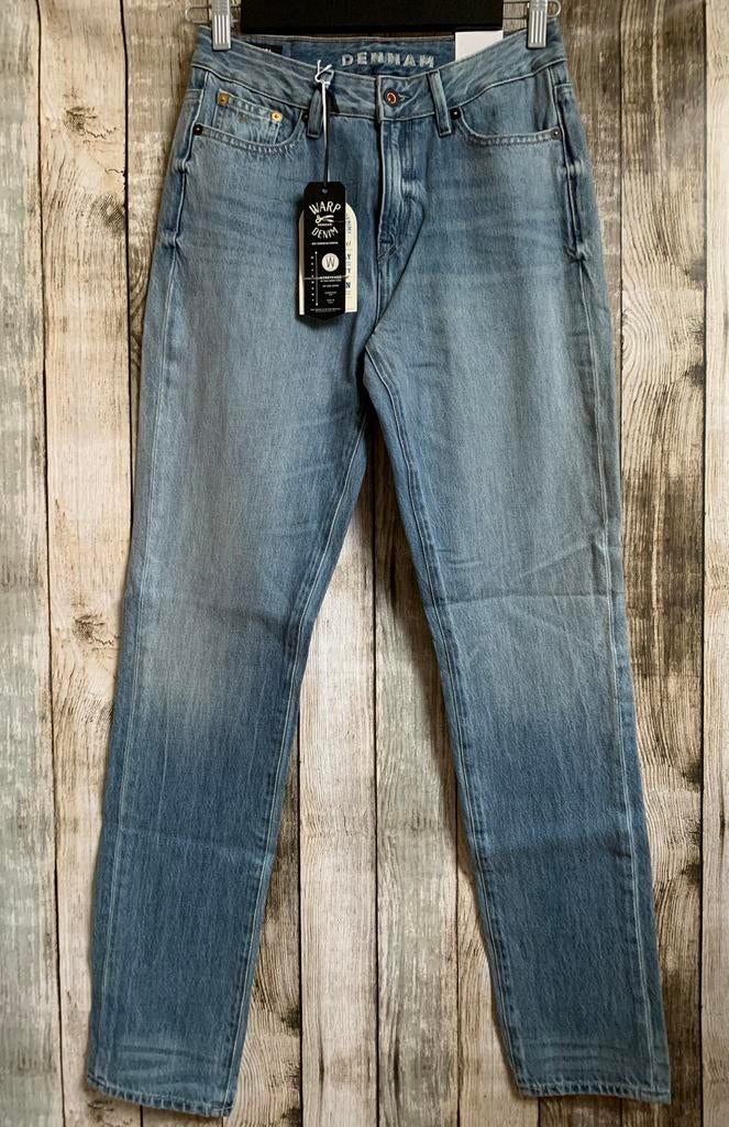 Super gave Denham high rise jeans (Maat 26/32) NIEUW!, Verzenden, Nieuw, Blauw, W27 (confectie 34) of kleiner