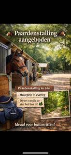 Paardenstalling aangeboden, Stalling, 4 paarden of pony's of meer