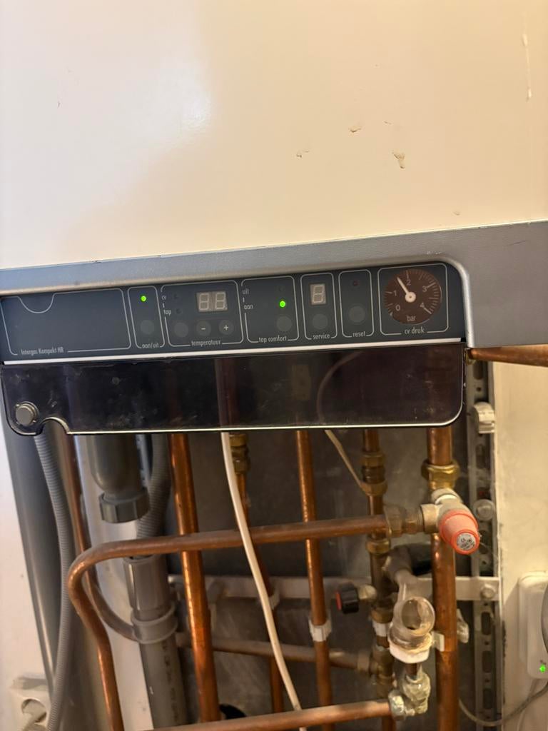 Intergas Kompakt HR CV-ketel - Goed onderhouden, 30 tot 80 cm, Gebruikt, Hoog rendement (Hr), Cv-ketel of Combi-ketel