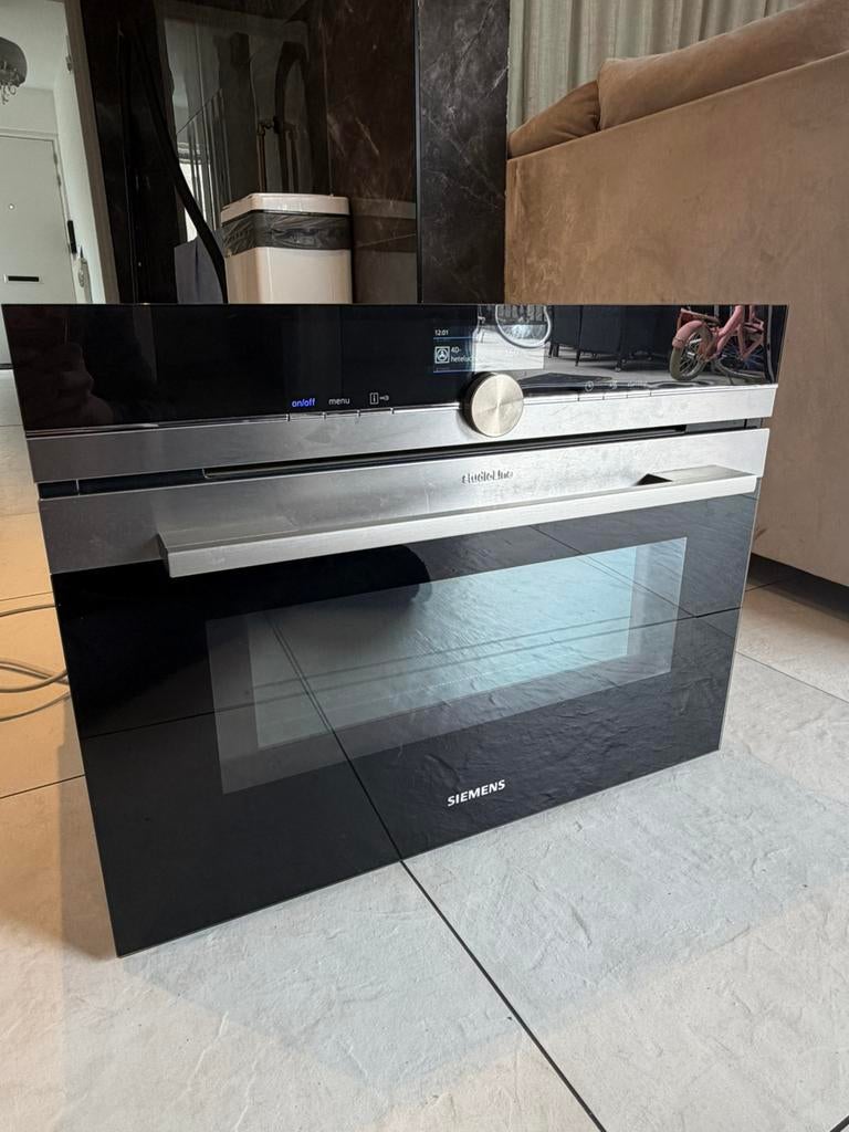 Siemens iq700 combi oven magnetron, Witgoed en Apparatuur, Ovens, Ophalen of Verzenden, Zo goed als nieuw, Oven met grill, 45 tot 60 cm