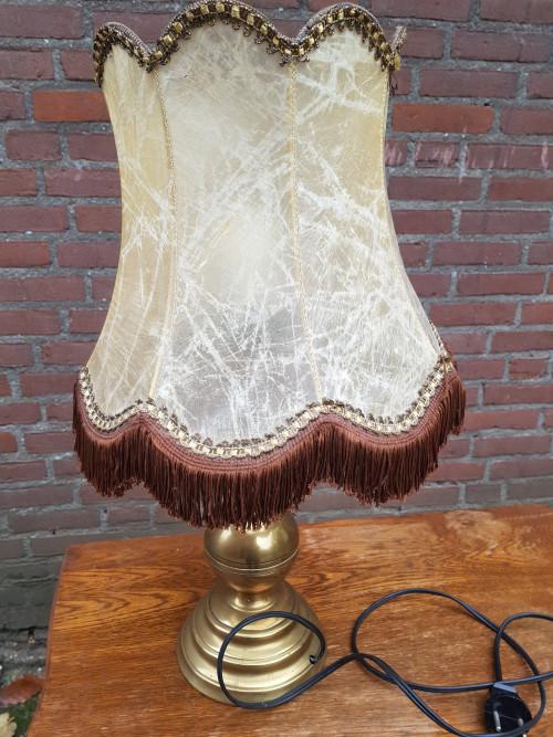 -	Tafellamp  messing,, Ophalen of Verzenden, 'T Olde Gre-j, Info@toldegrej.nl, Endepoelstraat 20f Didam