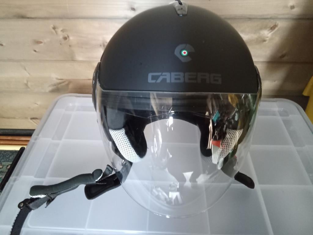 Caberg Jet. Riviera zwart., Ophalen, Zo goed als nieuw