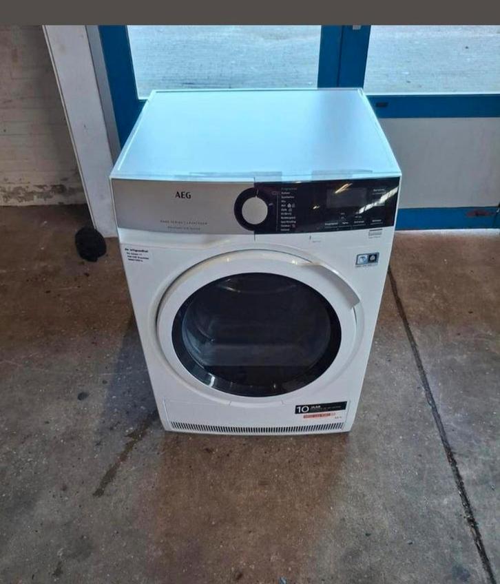 AEG 8000 Series Lavatherm warmtepompdroger, Witgoed en Apparatuur, Wasdrogers, Zo goed als nieuw, Condens, Voorlader, 8 tot 10 kg