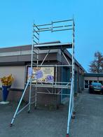 Smalle rolsteiger te koop met een werkoogte van 6 meter, Ophalen, Gebruikt, Rolsteiger of Kamersteiger, 5 meter of hoger