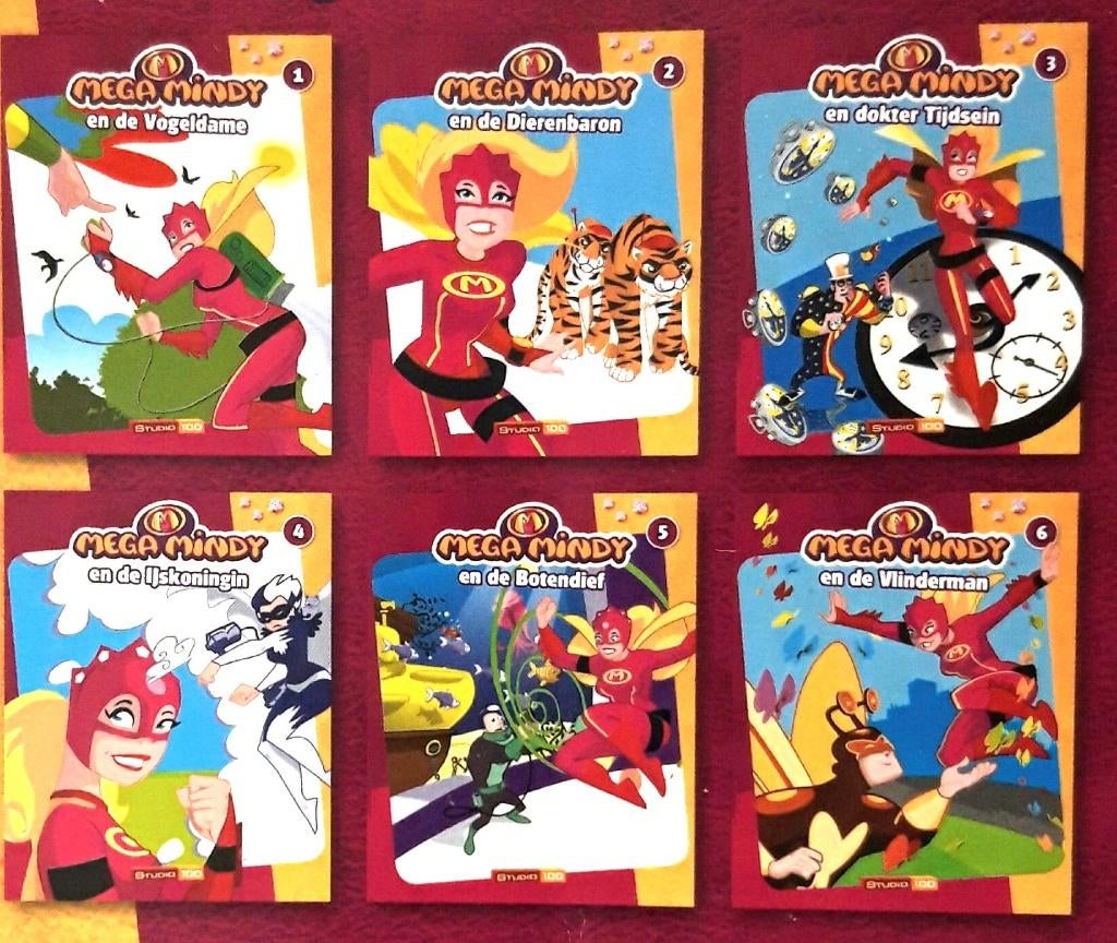 Mega Mindy complete serie 1 t/m 6 ZGAN, Ophalen of Verzenden, Zo goed als nieuw, Fictie algemeen