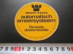 sticker enschede willy vogel autom. smeersysteem hulleman, Ophalen, Zo goed als nieuw