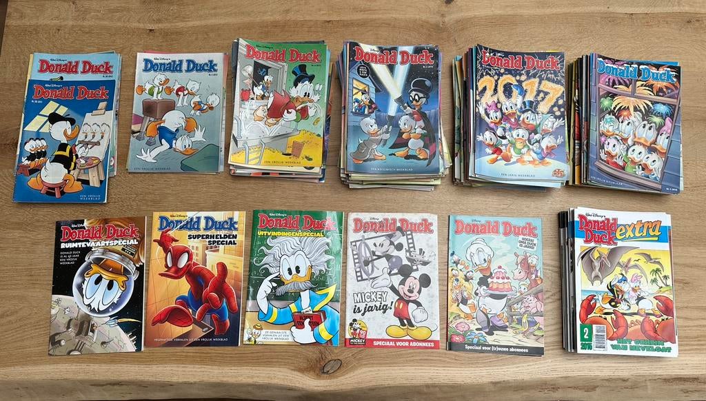 Donald duck jaargang 2012-2018 niet compleet, incl specials, Complete serie of reeks, Ophalen of Verzenden, Zo goed als nieuw