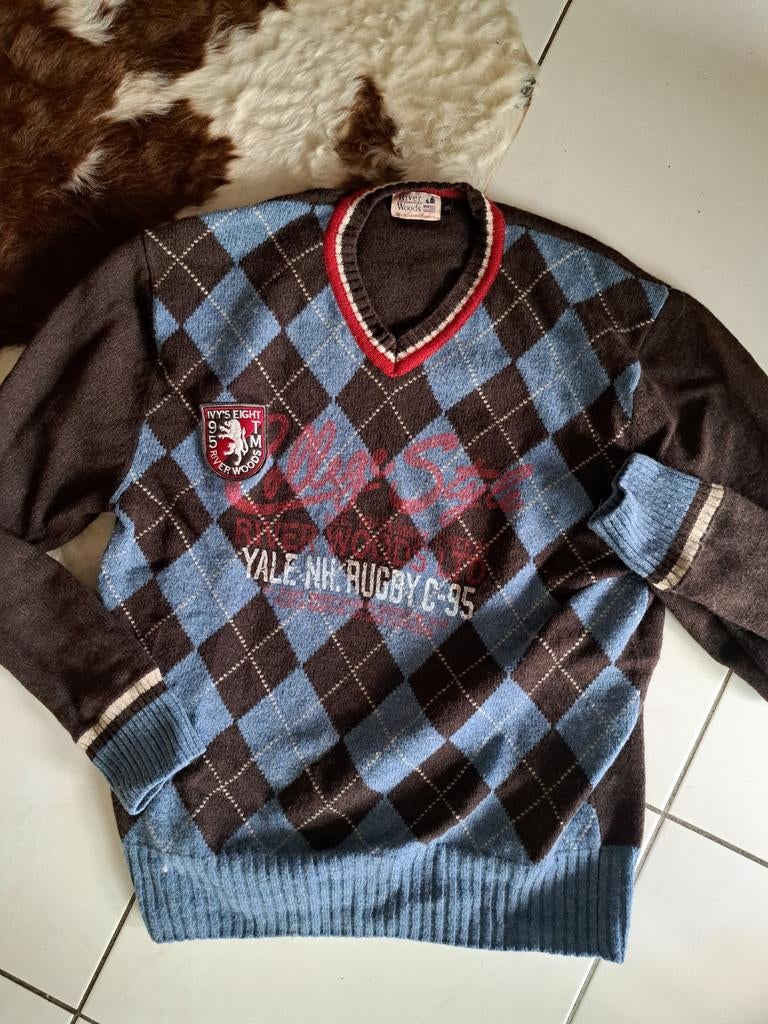 River Woods trui xxl, Ophalen of Verzenden, Overige maten, Blauw