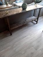 Robuuste landelijke sidetable - TV meubel 140x38x70 cm, Ophalen, 25 tot 50 cm, Rechthoekig