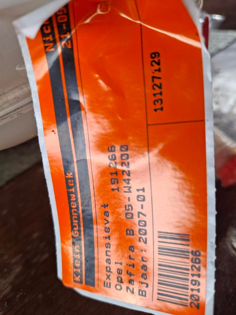 Koelwater reservoir Opel Zafira B 2007, Ophalen of Verzenden, Gereviseerd, Opel