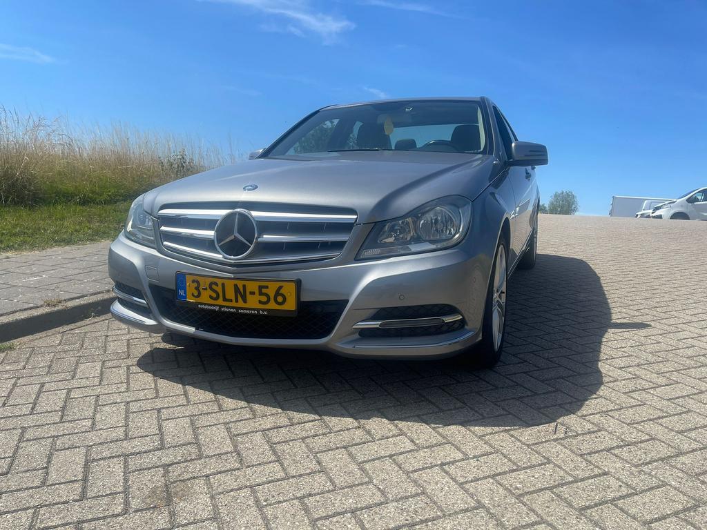 Mercedes-Benz C-Klasse 2.2 CDI C220 Sedan 2013 Grijs, Auto's, Achterwielaandrijving, 1800 kg, 4 cilinders, 163 pk