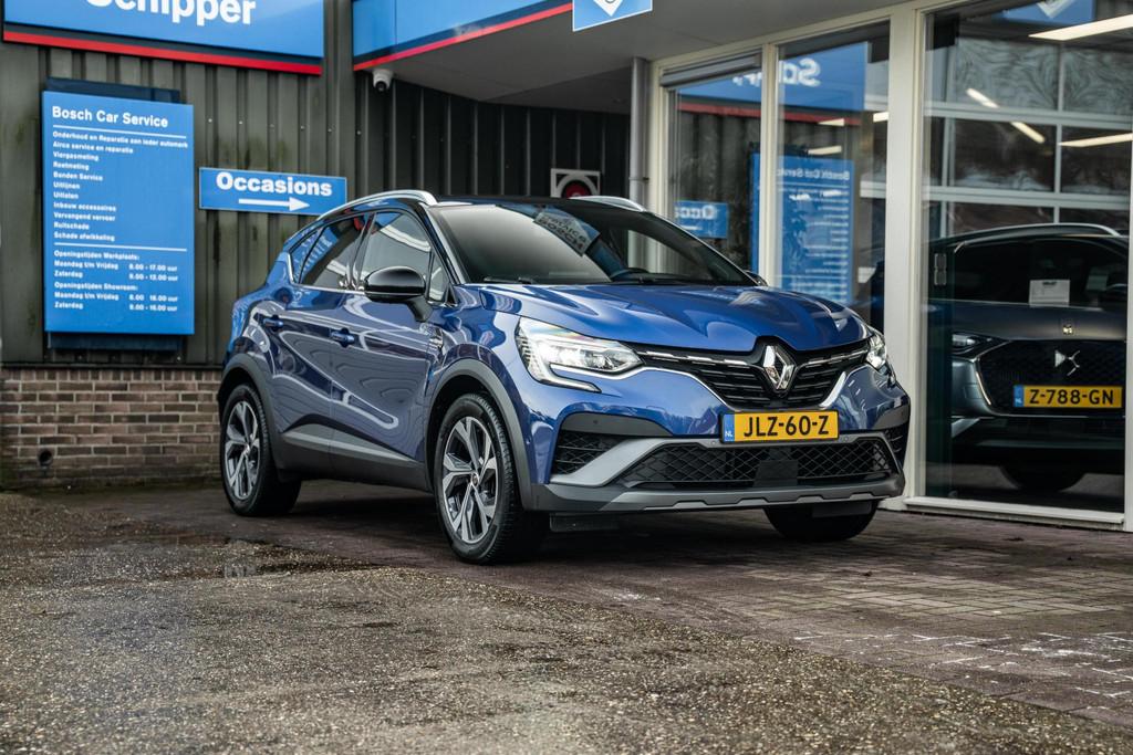 Renault Captur 1.6 E-Tech Plug-in Hybrid 160 Edition One RS-, Auto's, Renault, 12 maanden, Gebruikt, 4 cilinders, Blauw