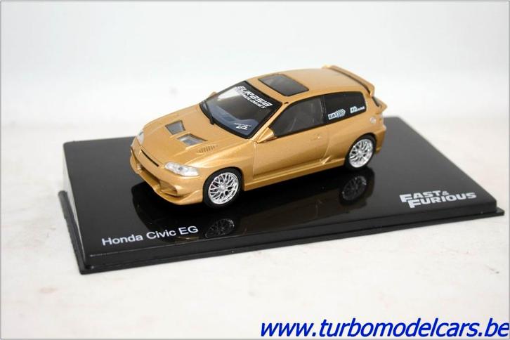Honda Civic EG 1/43 Altaya Fast & Furious, Hobby en Vrije tijd, Modelauto's | 1:43, Nieuw, Auto, Overige merken, Ophalen of Verzenden