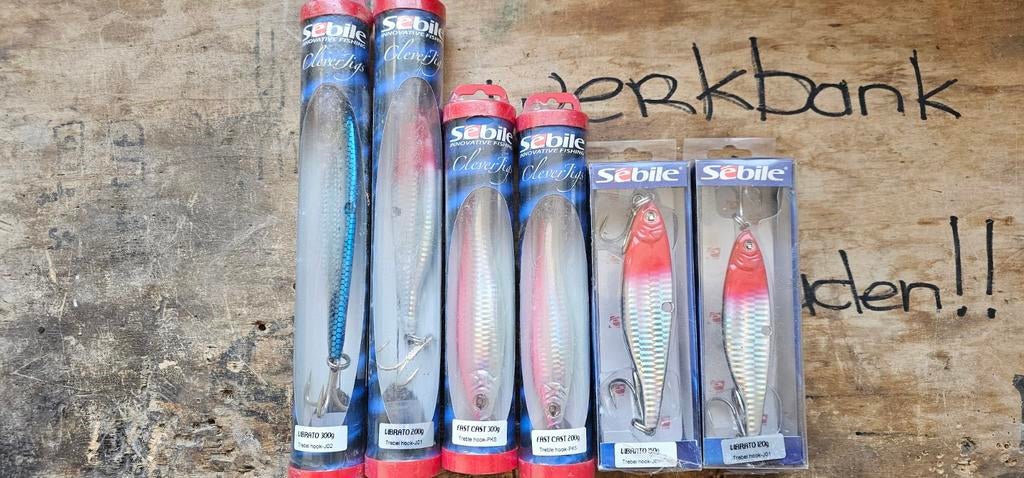 SEBILE  VIBRATO EN FAST CAST PILKERS, Ophalen of Verzenden, Nieuw