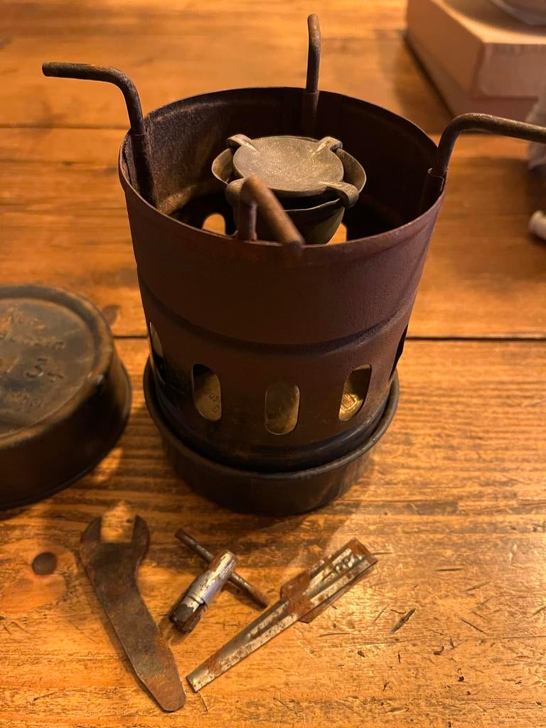 Antieke Juwel 34 Benzine Brander - Gustav Barthel Dresden, Antiek en Kunst, Ophalen of Verzenden