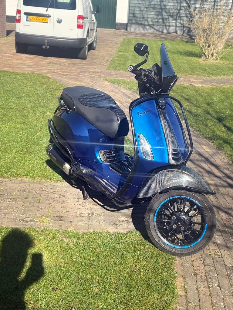 UNIEKE vespa sprint 80cc full option akrapovic, Ophalen, Zo goed als nieuw, Benzine, Overige modellen