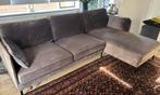 Hoekbank Velvet Grey - mag voor prikkie weg!, Ophalen, Gebruikt, Stof, Modern