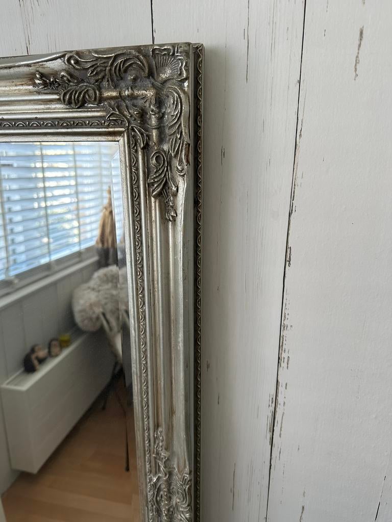 Spiegel barok stijl, Huis en Inrichting, Woonaccessoires | Spiegels, Ophalen, Zo goed als nieuw, Rechthoekig, Minder dan 100 cm