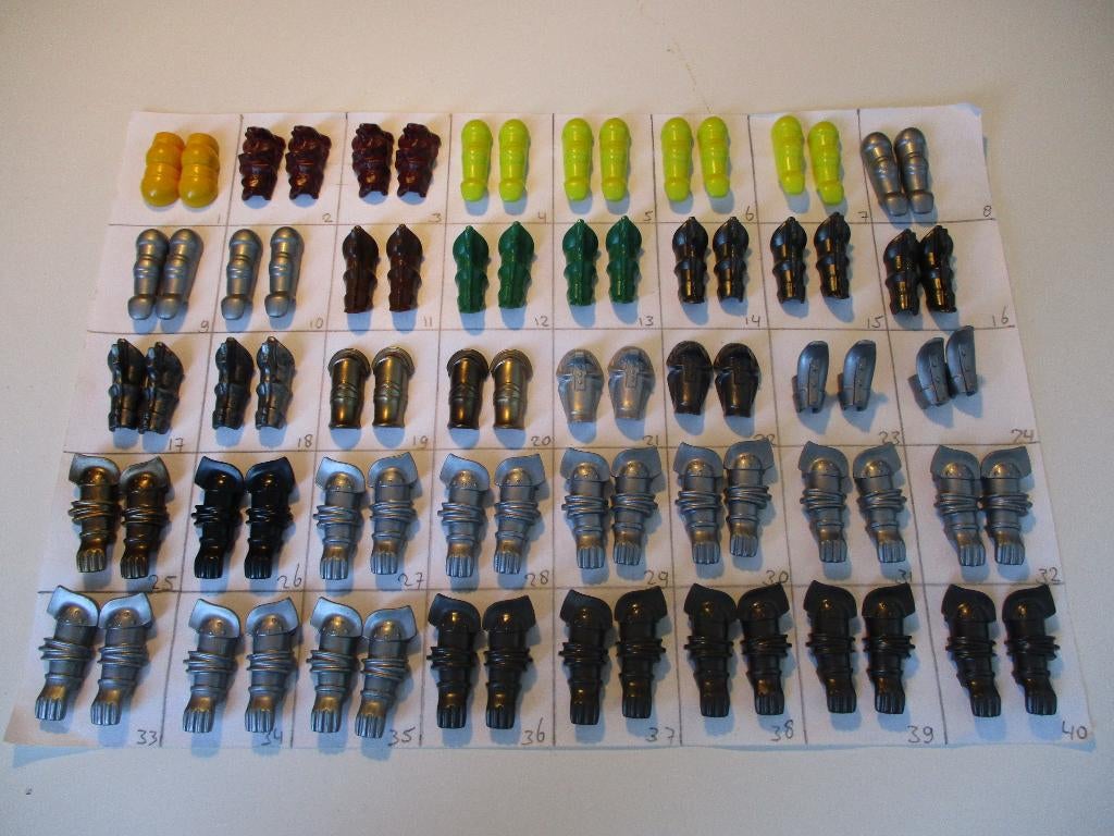 playmobil onderdelen ridders armschilden, Ophalen of Verzenden, Zo goed als nieuw, Los playmobil