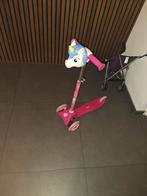 Roze kinderstep met eenhoorn, Ophalen, Gebruikt, Gewone step