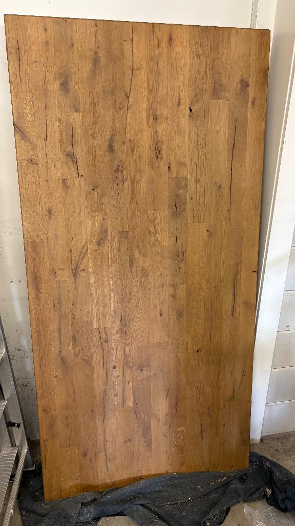Eikenhouten tafel, Ophalen, Eikenhout, 50 tot 100 cm, Zo goed als nieuw