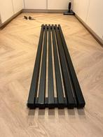 Zwarte design radiator badkamer incl. ophanging, Doe-het-zelf en Verbouw, Verwarming en Radiatoren, 30 tot 80 cm, Gebruikt, Radiator