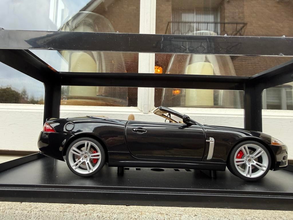 1:18 Jaguar XKR Cabrio Midnight Black 2006 Autoart 73638, Auto, Autoart, Nieuw, Ophalen of Verzenden