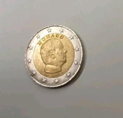 Monaco 2 euro, met verzendkosten  2017, Postzegels en Munten, Munten | Europa | Euromunten, Ophalen of Verzenden, Monaco, 2 euro