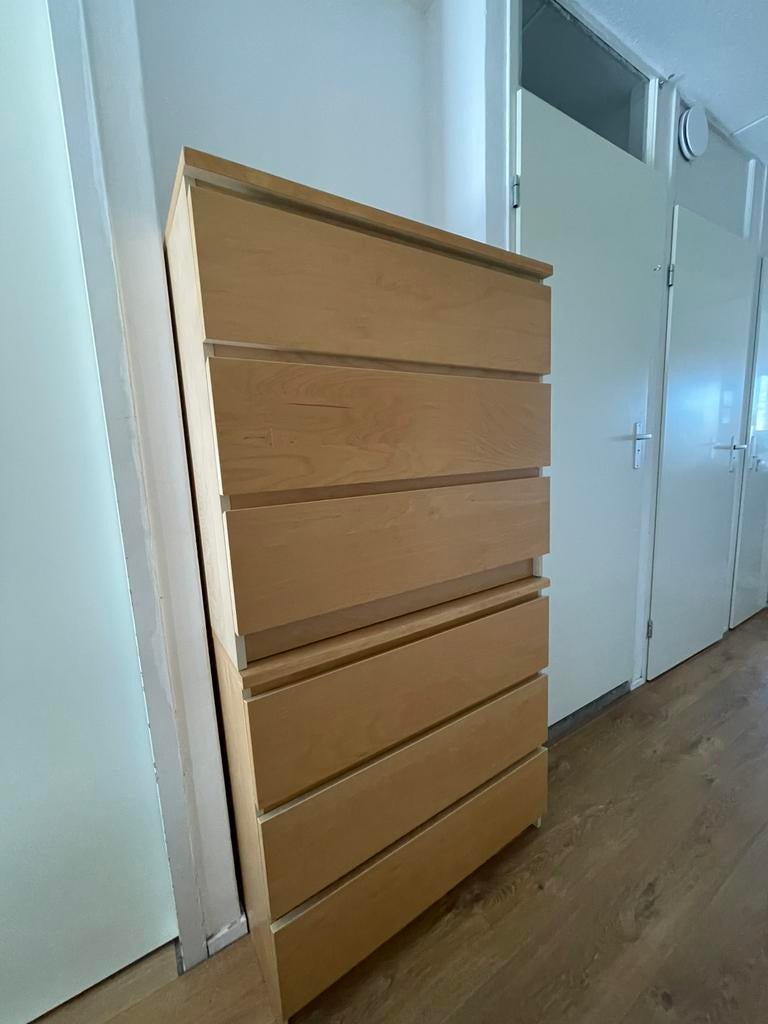 Ikea MALM ladekasten 2 stuks, Ophalen, Gebruikt, 50 tot 100 cm, Minder dan 100 cm