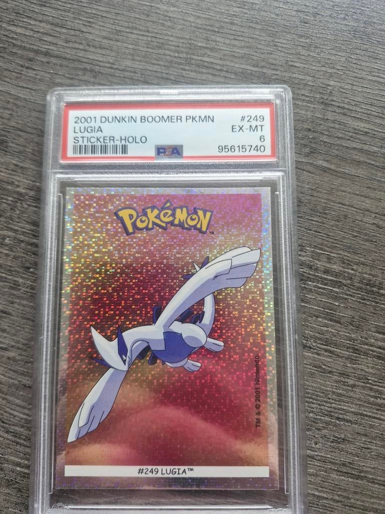 2001 Dunkin Boomer Pokémon Lugia PSA 6, Ophalen of Verzenden