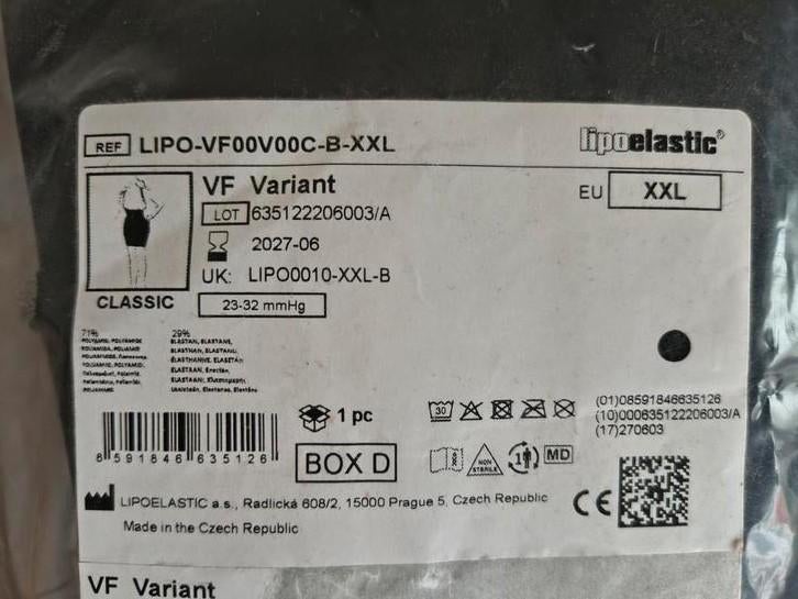 Zwart medisch correctie/ verstevigende kleding., Ophalen of Verzenden, Zo goed als nieuw, Zwart, Buikband