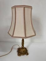 Vintage schemerlamp jaren 60 tafellamp, Vintage, Ophalen of Verzenden, Zo goed als nieuw, Stof