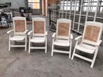 Tuinstoelen 4x verstelbaar, Tuin en Terras, Ophalen, Gebruikt, Kunststof, Verstelbaar