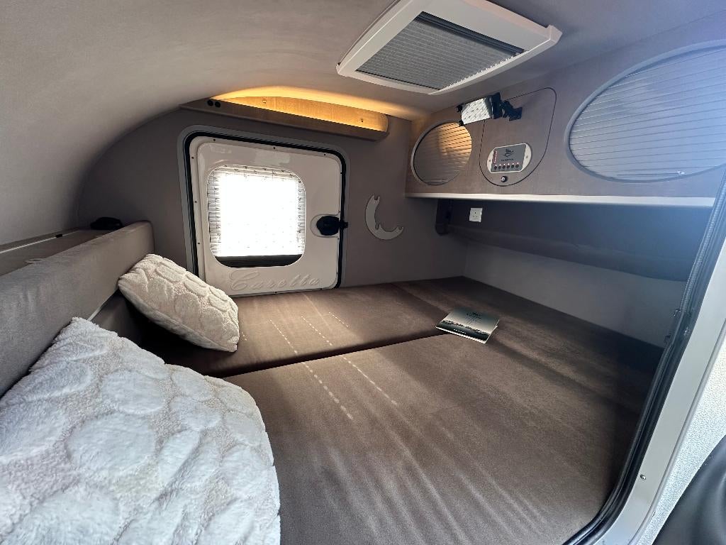 Caretta 1500 Teardrop caravan KACHEL ACCU KOELKAST, Overige merken, Vast bed, Rondzit, Bedrijf