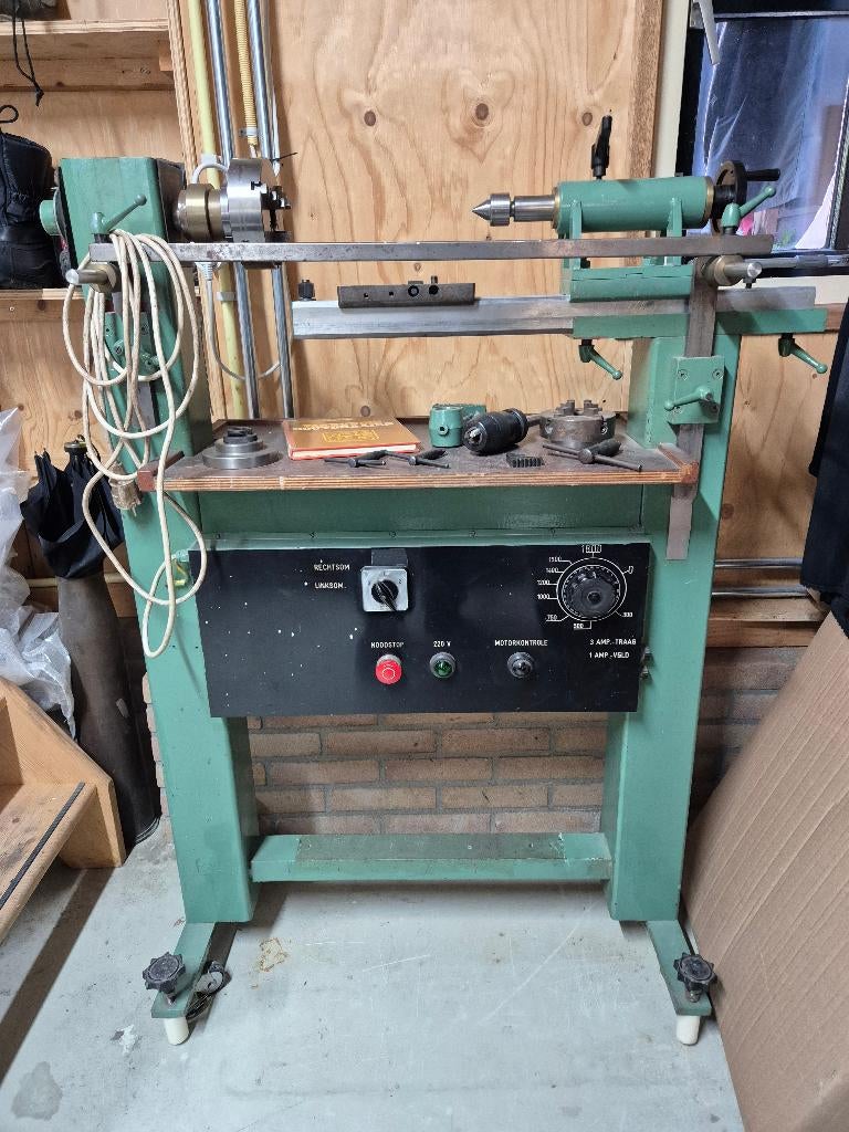 Hout draaibank kwaliteit! met toebehoren., Ophalen, Gebruikt, Houtdraaibank, 500 tot 1000 mm