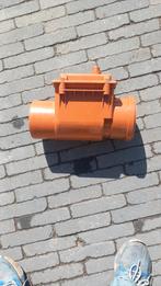 Nieuwe PVC Keerklep 125 mm met Vergrendeling, Doe-het-zelf en Verbouw, Buizen en Afvoer, Ophalen, Afvoer, Pvc, Nieuw