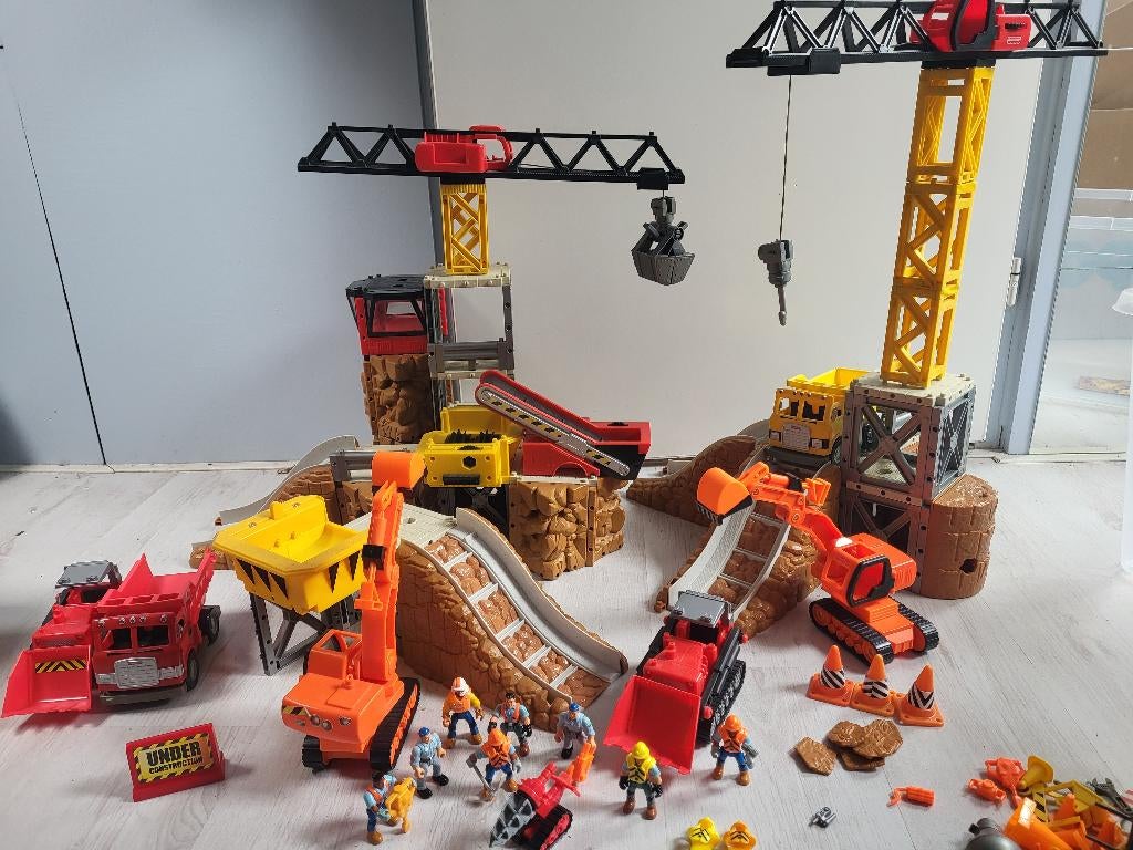 Imaginext Bouwplaats met vele extra's, Verzenden, Zo goed als nieuw, Speelset