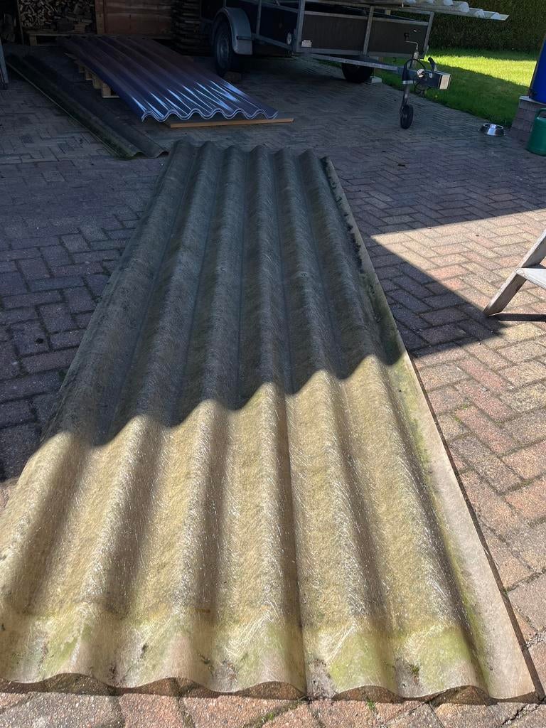 Golfplaten / glasvezelplaten, Ophalen, Gebruikt, Golfplaat