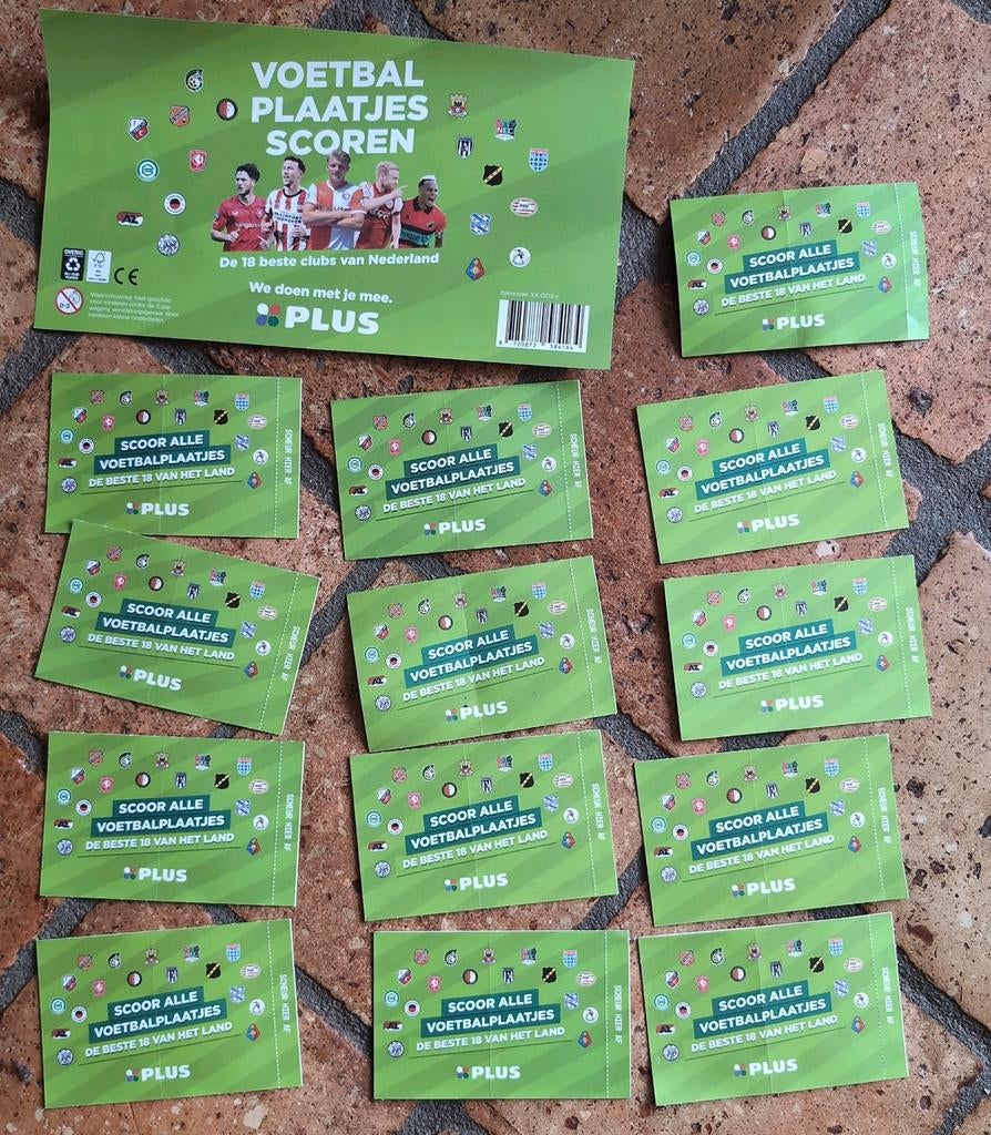 Plus Voetbalplaatjes &sticker, Ophalen, Nieuw, Buitenlandse clubs, Poster, Plaatje of Sticker