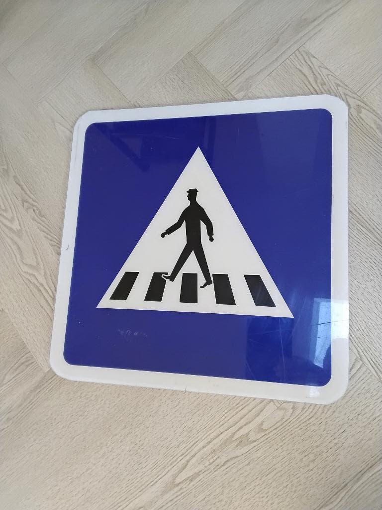 Verkeersbord zebrapad, Ophalen of Verzenden, Gebruikt, Overige typen