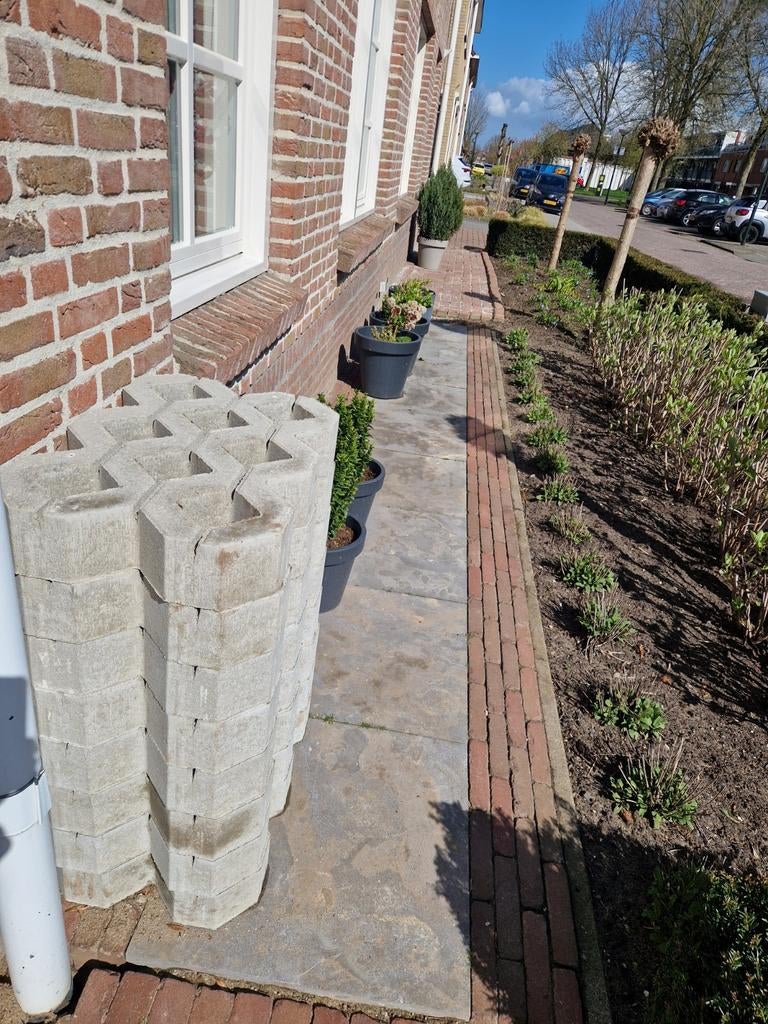 Grastegel beton glad 60x40x10cm, Ophalen of Verzenden, Beton, Overige typen