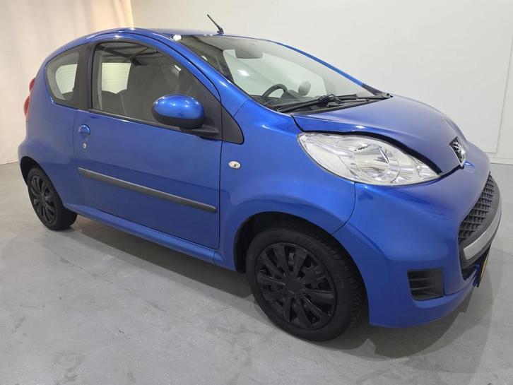 Peugeot 107 1.0-12V XR 3.Drs Bjr.2009 (bj 2009), Auto diversen, Schadeauto's, Peugeot, Handgeschakeld, Benzine, Hatchback, Blauw