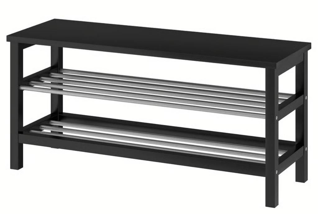 Handig schoenenrek bank IKEA TJUSIG 81x34x50 cm, Ophalen, Zo goed als nieuw