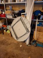 Nieuwe klaptafel 120 cm doorsnede, Huis en Inrichting, Tafels | Eettafels, Ophalen of Verzenden