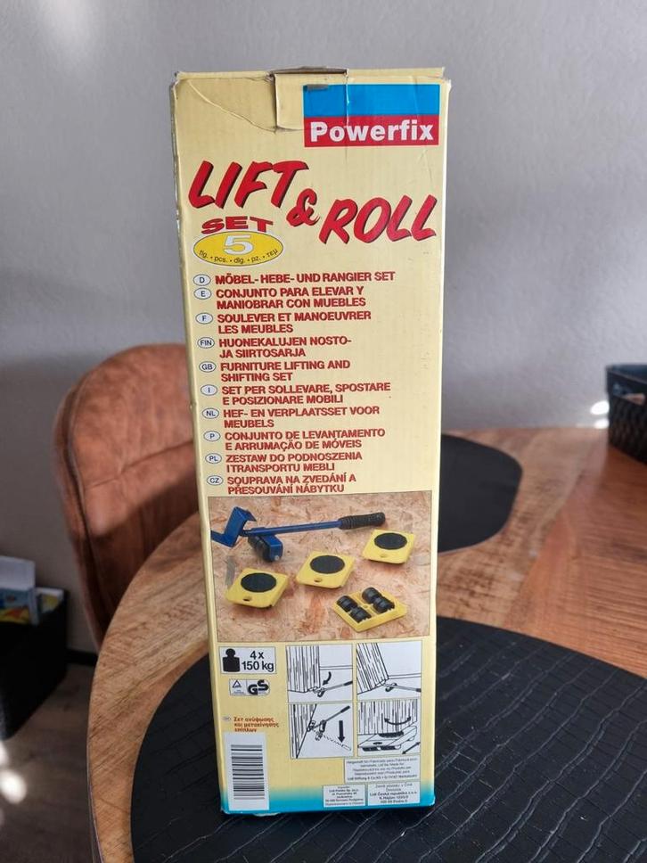 Powerfix Lift & Roll Meubelverplaatser Set, Huis en Inrichting, Woonaccessoires | Overige, Nieuw, Ophalen of Verzenden